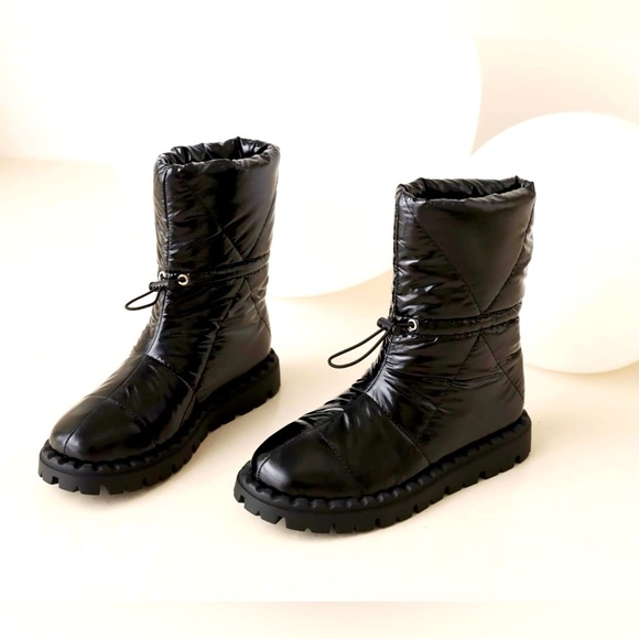 Sun gurg women’s ankle boots Quilted Down Snow size 9 - Picture 1 of 5